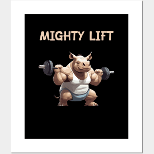 Mighty lift gym motivation Posters and Art